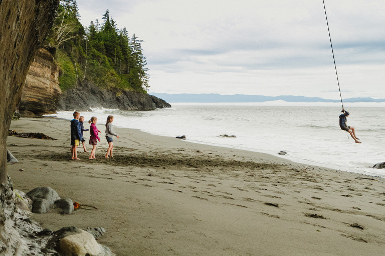 Rope Swing Mystic Beach