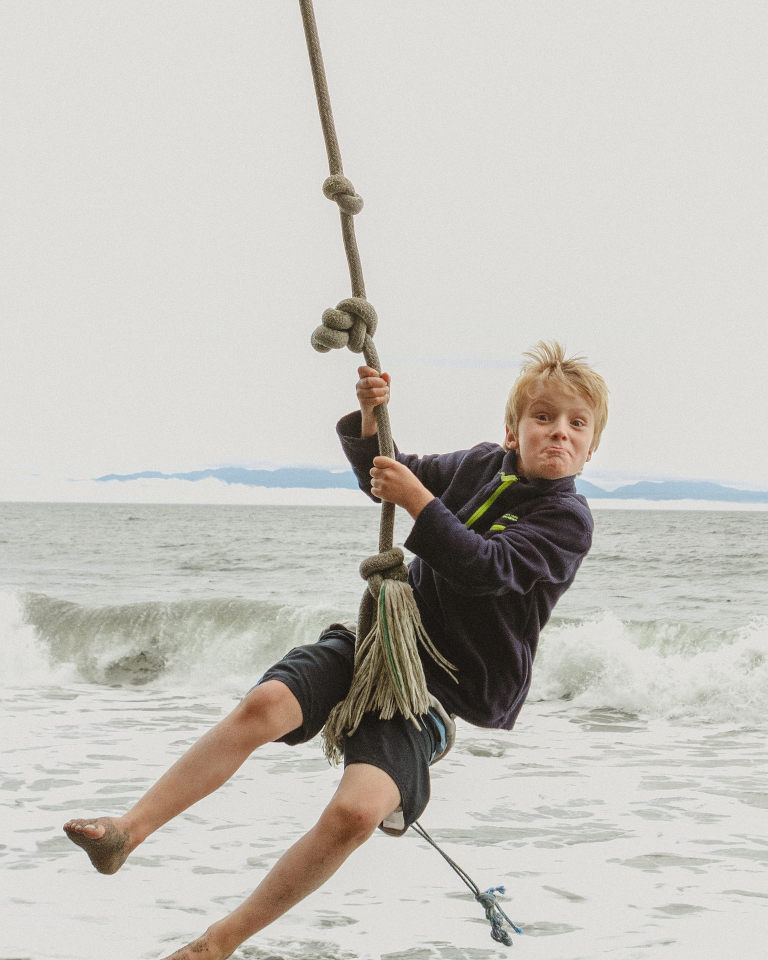 Rope Swing Mystic Beach