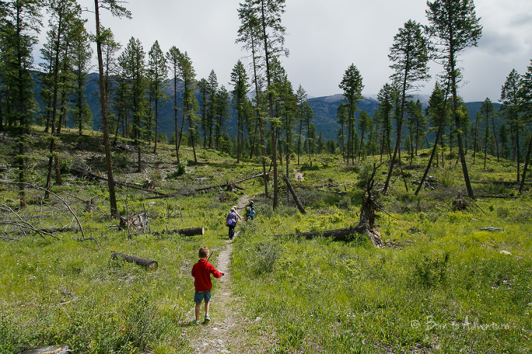 Hiking at Premier Lake