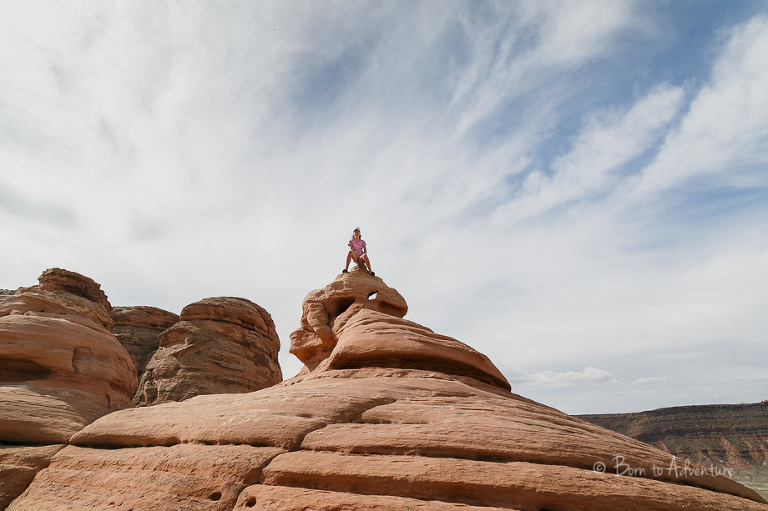 Kid at Delicate Arch