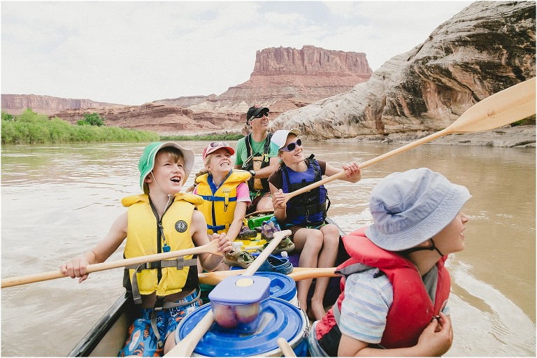 Canoeing Green River Utah