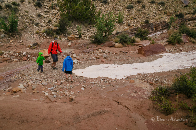 Flash flood Bell Canyon