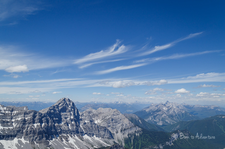 View from Three Sisters Fernie