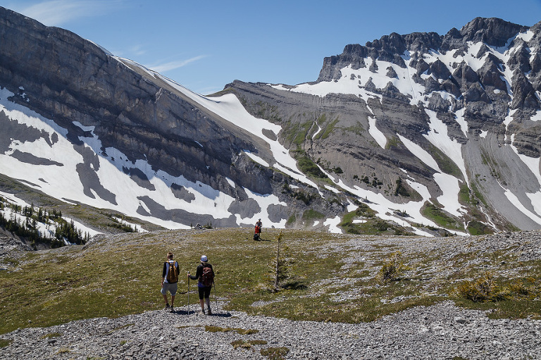 Alpine meadow 3 sisters hike