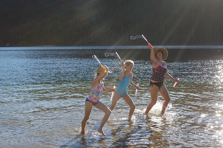 Bubbles at the beach