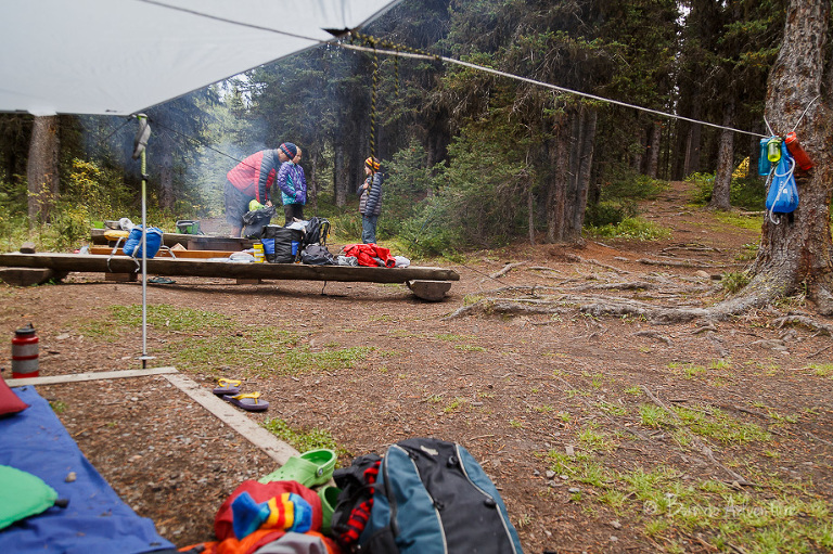 My view from the tarp