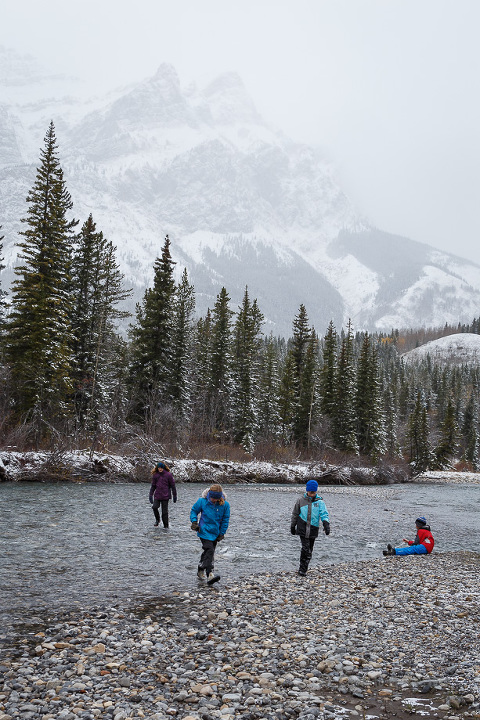 Elbow River Kananaskis country