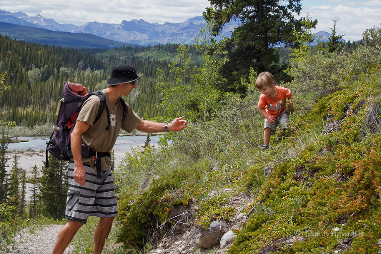 Father and Son at Ghost River