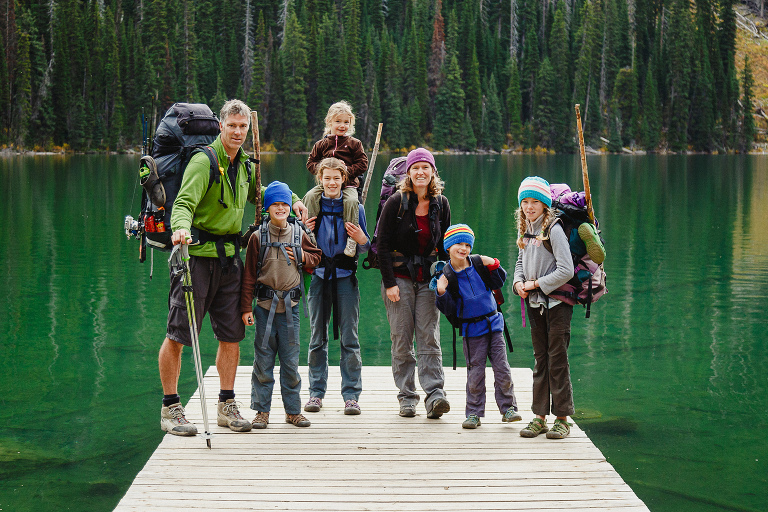 Family Backpacking Fish Lake