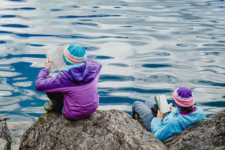Reading at Fish Lake