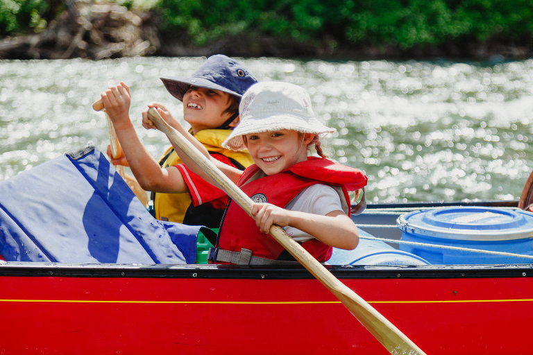 Canoeing North Fork Flathead River Montana