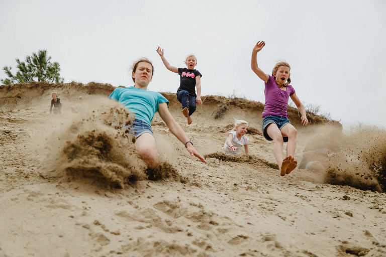 Lake Koocanusa sand jumping