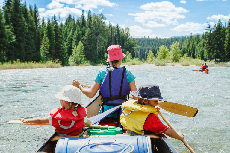 Canoeing North Fork Flathead River