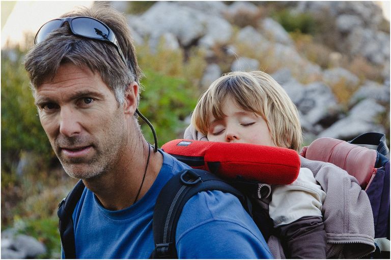 kid sleeping anywhere