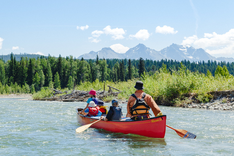 Canoeing Flathead River