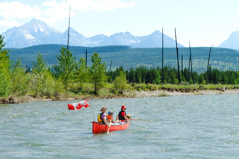 Canoeing North Fork Flathead River