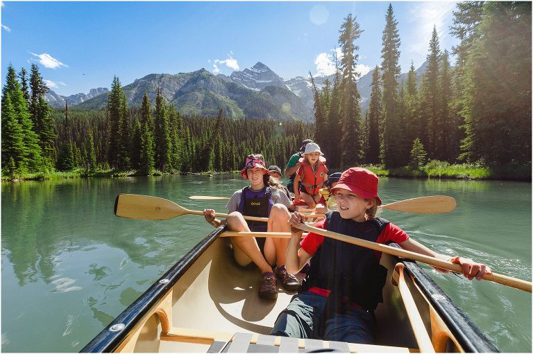 canoeing elk river elk lakes provincial park