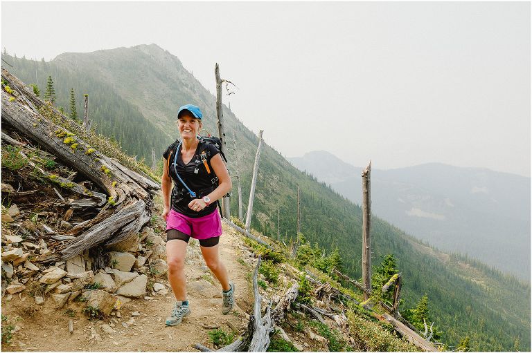 Running Heikos Trail Fernie