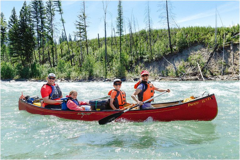 Canoeing Flathead River