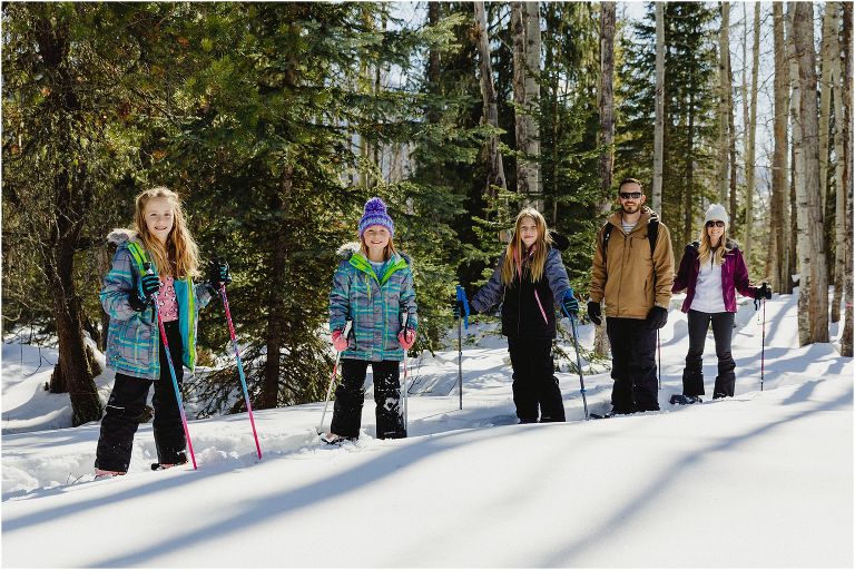 Snowshoeing in Fernie
