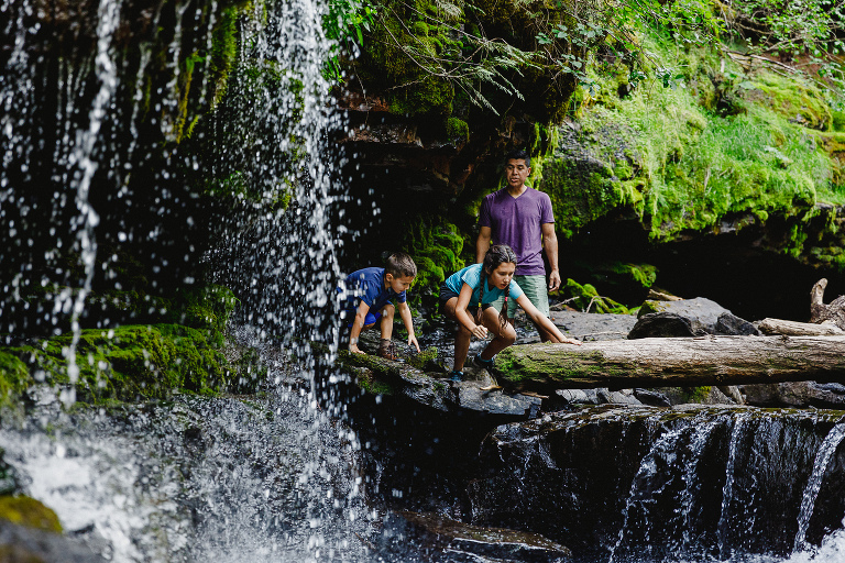 Kids Exploring Fernie