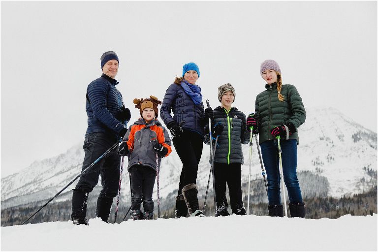 Family Snowshoe adventure Fernie