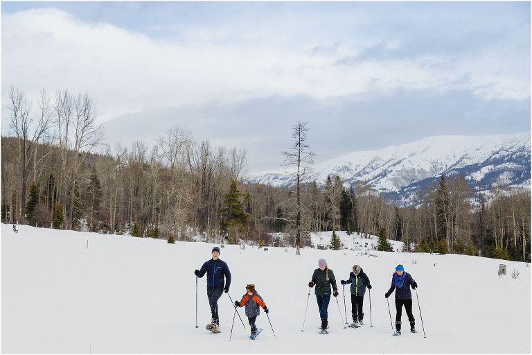 Family Snowshoe Trail Fernie