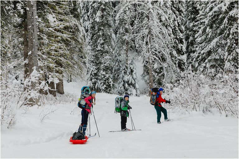 XC Skiing to Wheeler Hut