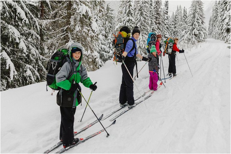 Cross Country Skiing Wheeler Hut