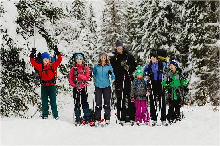 Family Snowshoeing