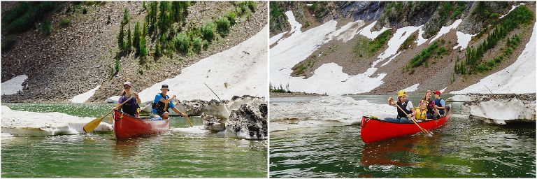 Canoeing White Boar Lake