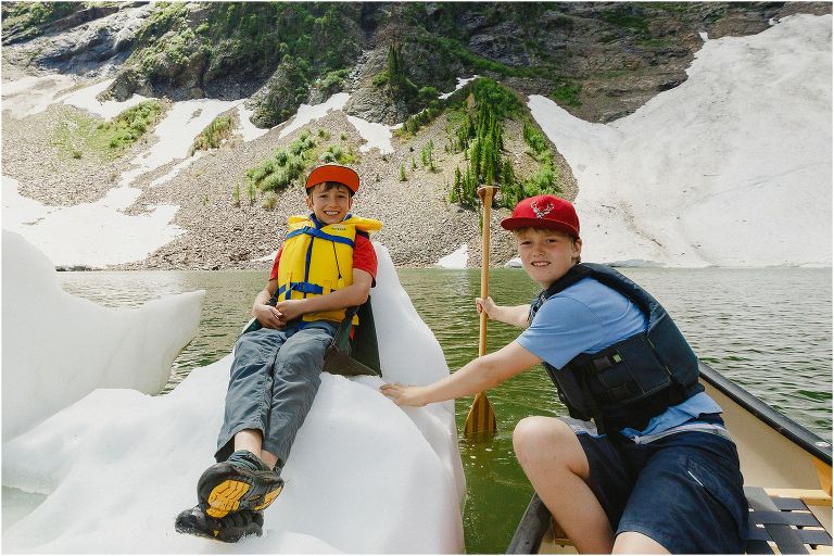 Canoeing White Boar Lake