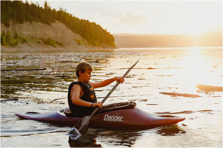 Kayaking Lake Koocanusa