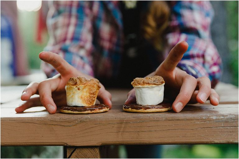 Campfire smores