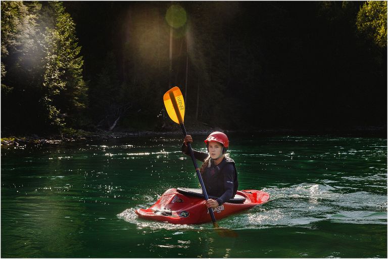 Kayaking Slocan River