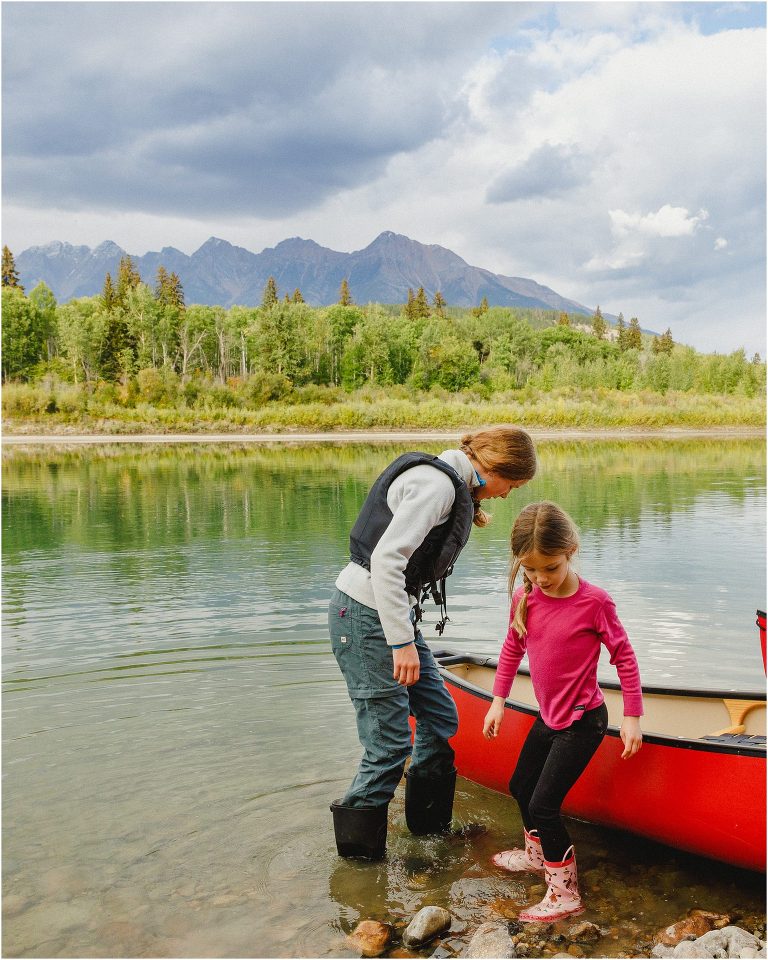 Canoeing Kootenay River