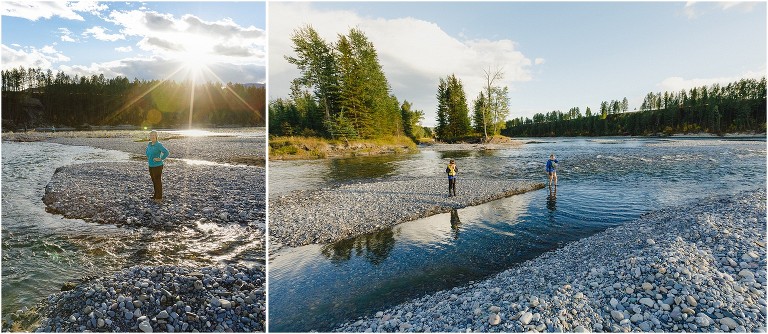 Canoeing Kootenay River