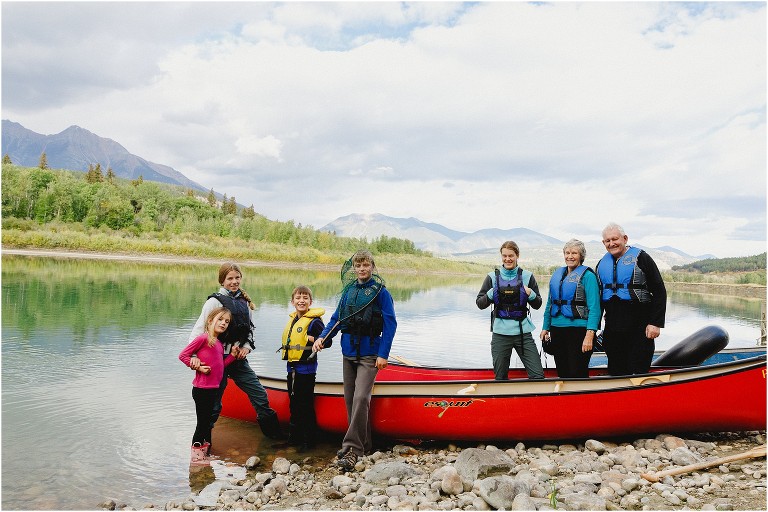 Canoeing Kootenay River