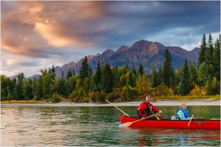 Canoeing Kootenay River