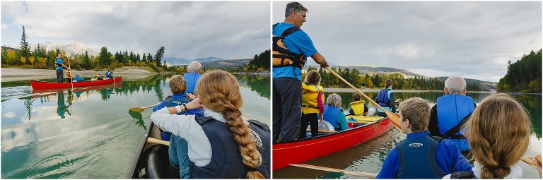 Canoeing Kootenay River
