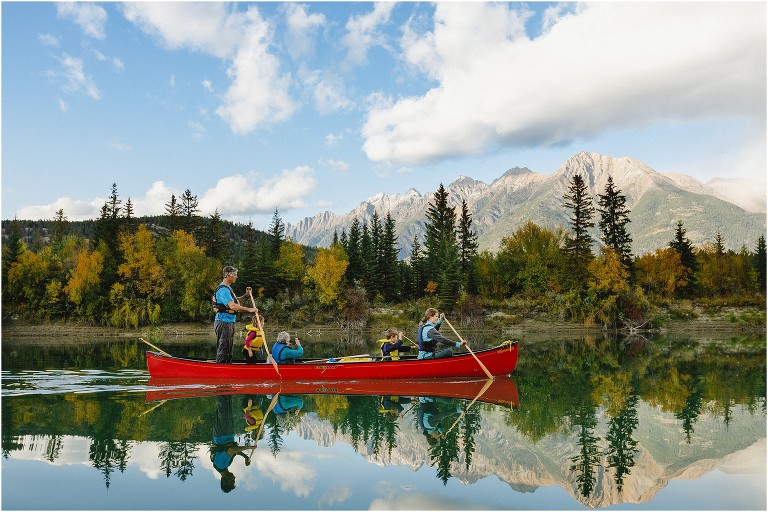Canoeing Kootenay River