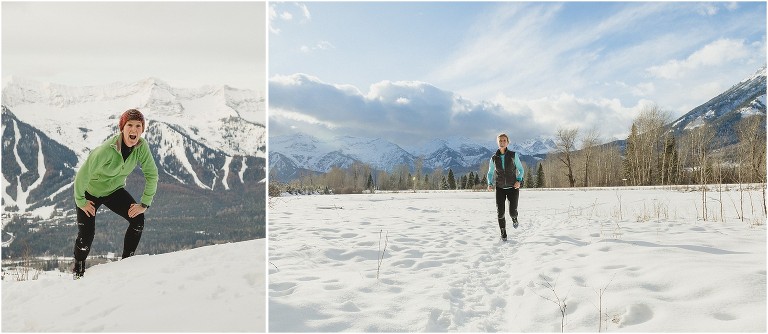 Trail running Old Stumpy Fernie