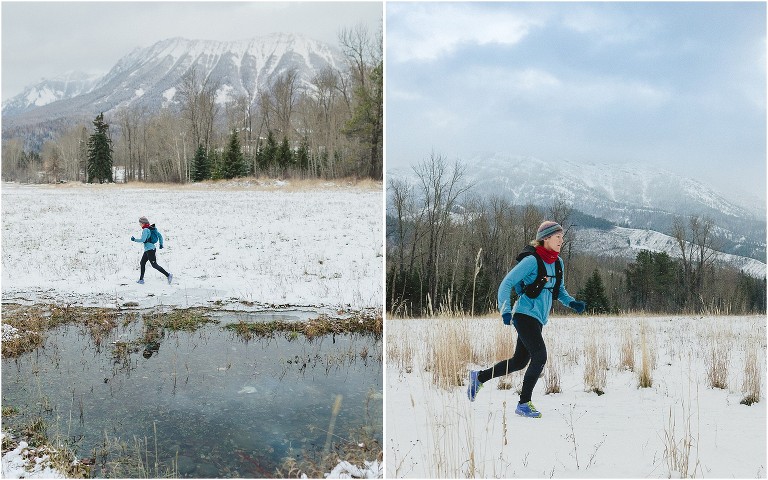 Trail running Fernie
