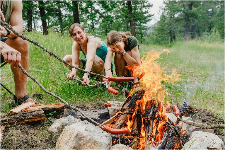Weiner Roast campfire