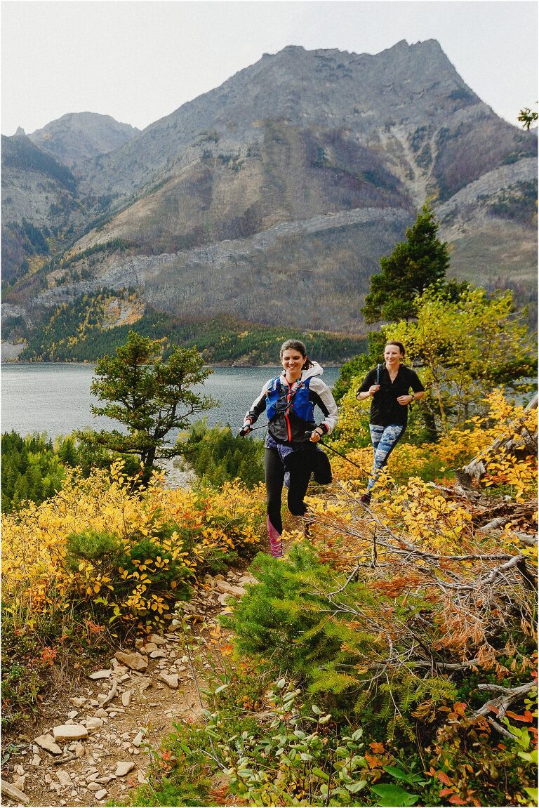 Trail running in the fall