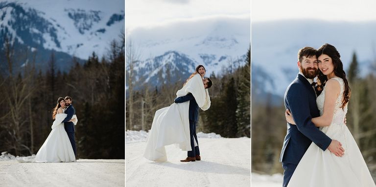Bride and Groom Fernie