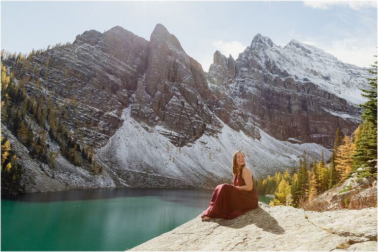 Grad photos at Agnes Lake