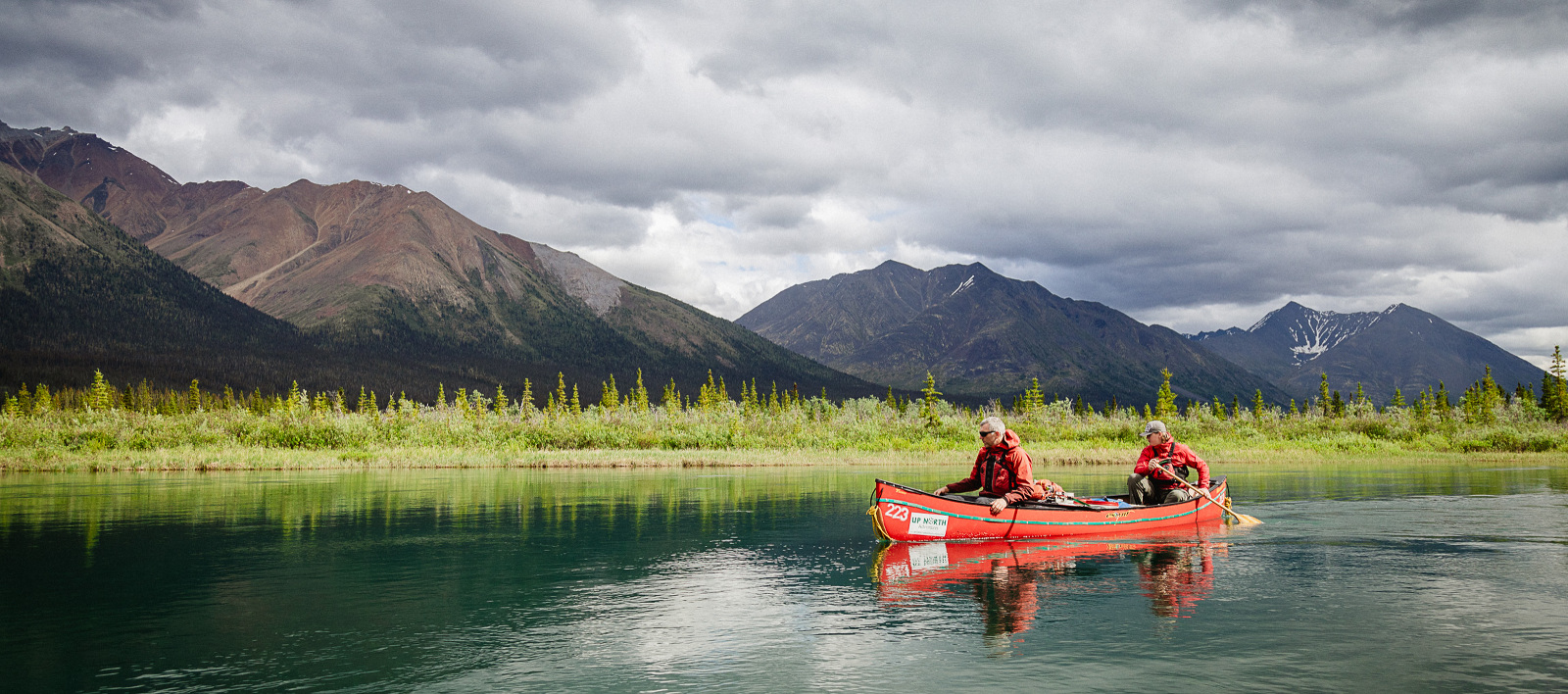 Canoeing on the Wind River, Yukon